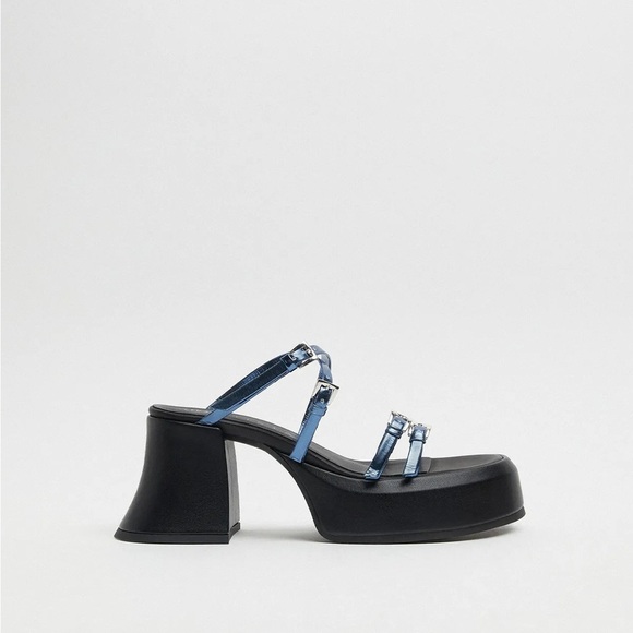 Free People x Miista Nara Sandals Size 8.5 NIB - Picture 1 of 15